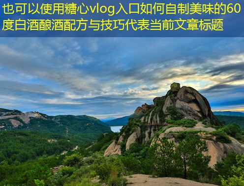 如何自制美味的60度白酒酿酒配方与技巧